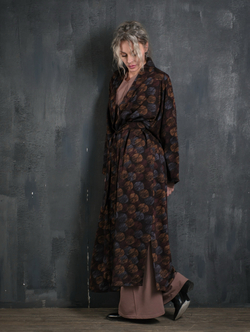 Кафтан с поясом /янтарь