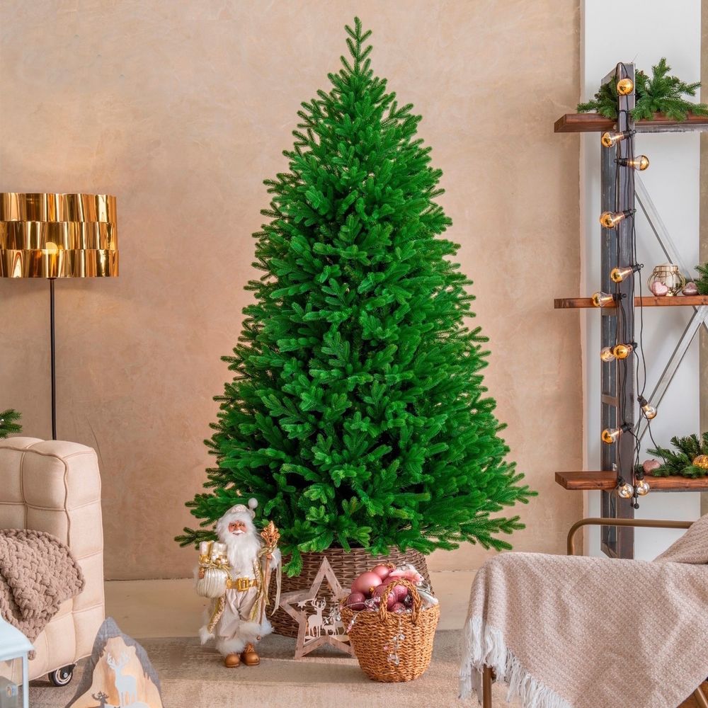 Елка с гирляндой 2в1 «Ванкувер» (Литая+пвх) 3 м