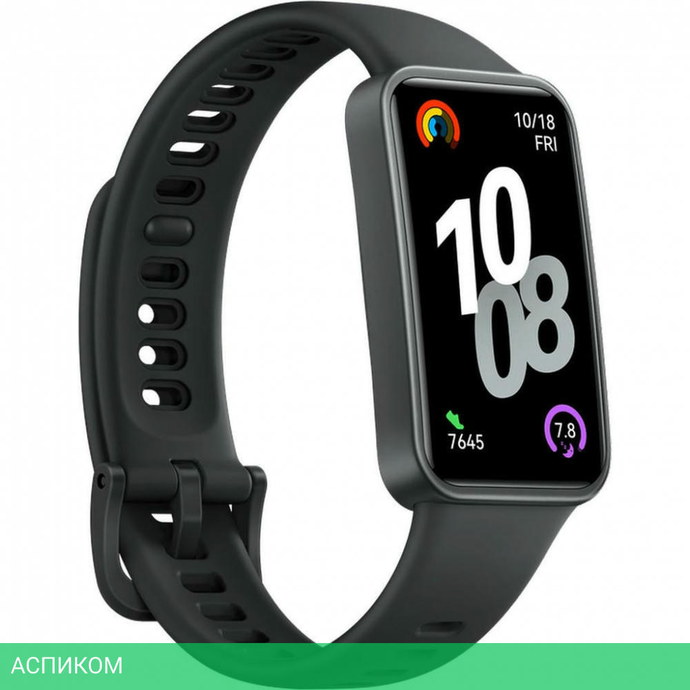 Фитнес-браслет Huawei Band 10 Black Fluoroelastomer Strap NOR-B19 (55020EER)