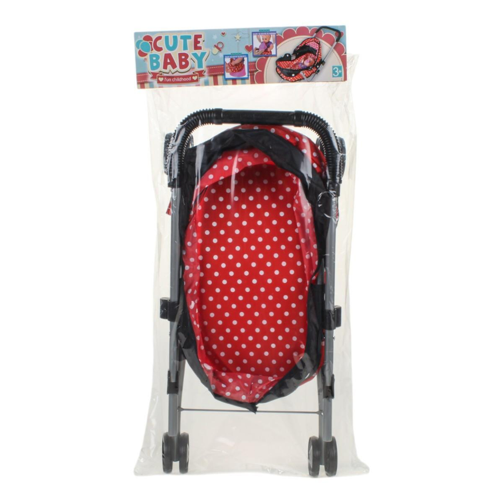 Коляска для куклы лежачая, пакет 895A