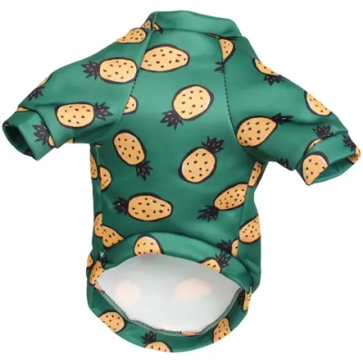 Кофта - толстовка для мелких пород собак «BRO Style», принт ананасы, р L