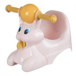 Горшок детский в форме игрушки "Зайчик" "Lapsi" 420х290х310 мм (светло-розовый)