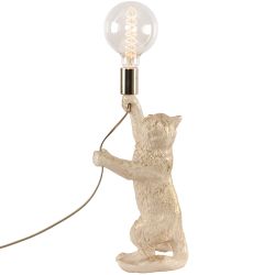 Настольная лампа Кот Эдисон Айвори
