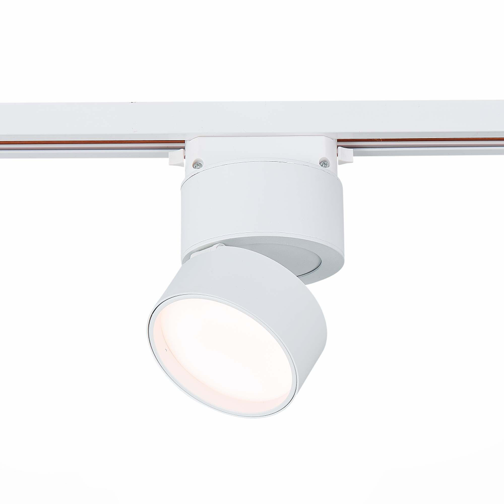 ST651.536.09 Св-к трек. Белый LED 1*9W 3000K 720Lm Ra&gt;90 120° IP20 D85xH122 170-240VV Однофазная трековая система