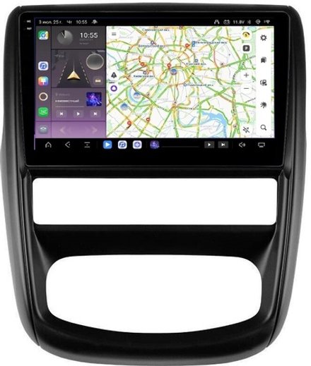 Магнитола для Renault Duster 2010-2015, Nissan Terrano 2014+ - Carmedia OL-9995 QLed+2K, Android 13, TS20, CarPlay, 4G SIM-слот