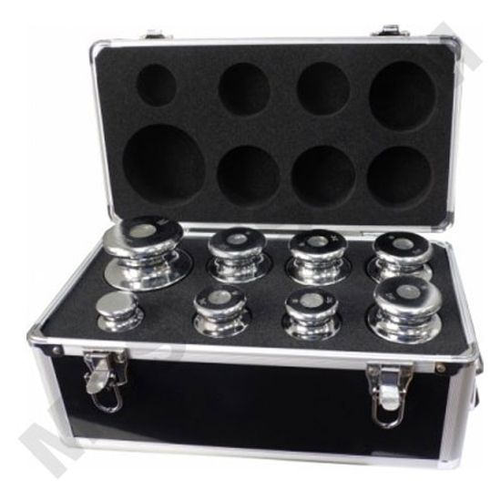 Набор гирь в чемодане класс F1 калибровочных нержавейка на 20 кг