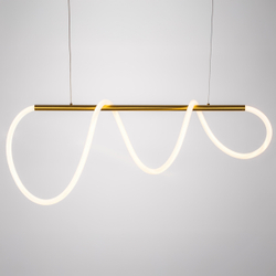 637083 Люстра CORINTO 40W LED 2850LM ЗОЛОТО 3000K IP20