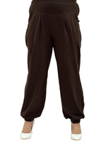 Брюки-султанки из вискозы Брауни