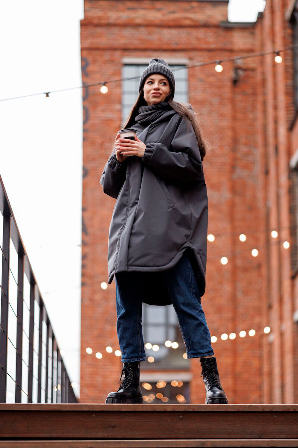 Парка ko-ko-ko Утепленная женская антрацит