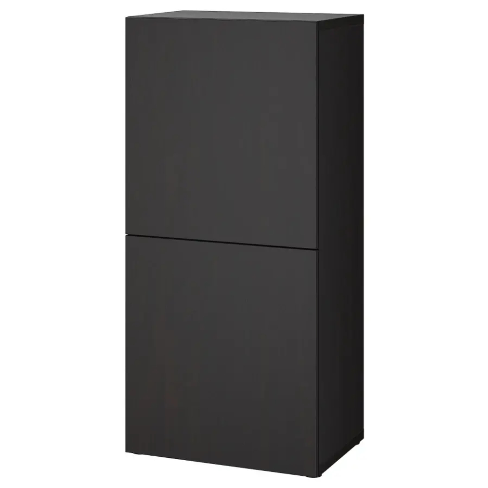 Шкаф - IKEA BESTÅ/BESTA/ БЕСТО ИКЕА, 60x42x129 см, черный
