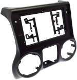 Магнитола для Jeep Wrangler 2014-2018 - Carmedia OL-1258-2 (кнопки и крутилки) Android 13, TS20, 6+128Гб, CarPlay, 4G SIM-слот