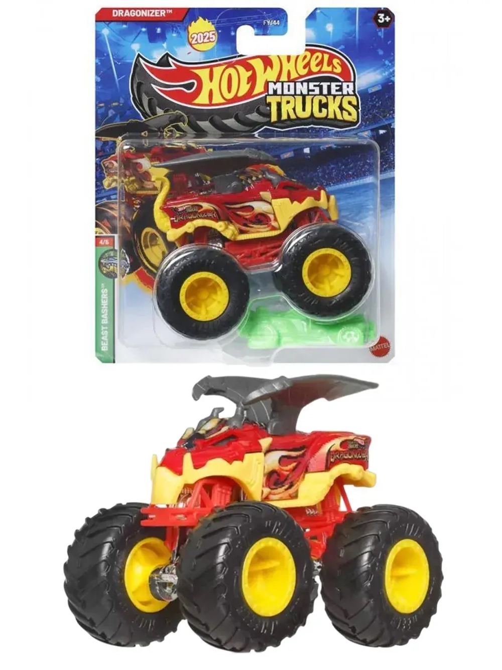 Машинка Monster Trucks Хот Вилс DC Batman FYJ44 HTM36