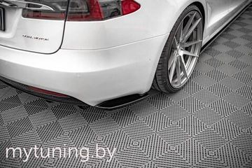 Сплиттеры бампера заднего боковые для TESLA Model S (16-...)
