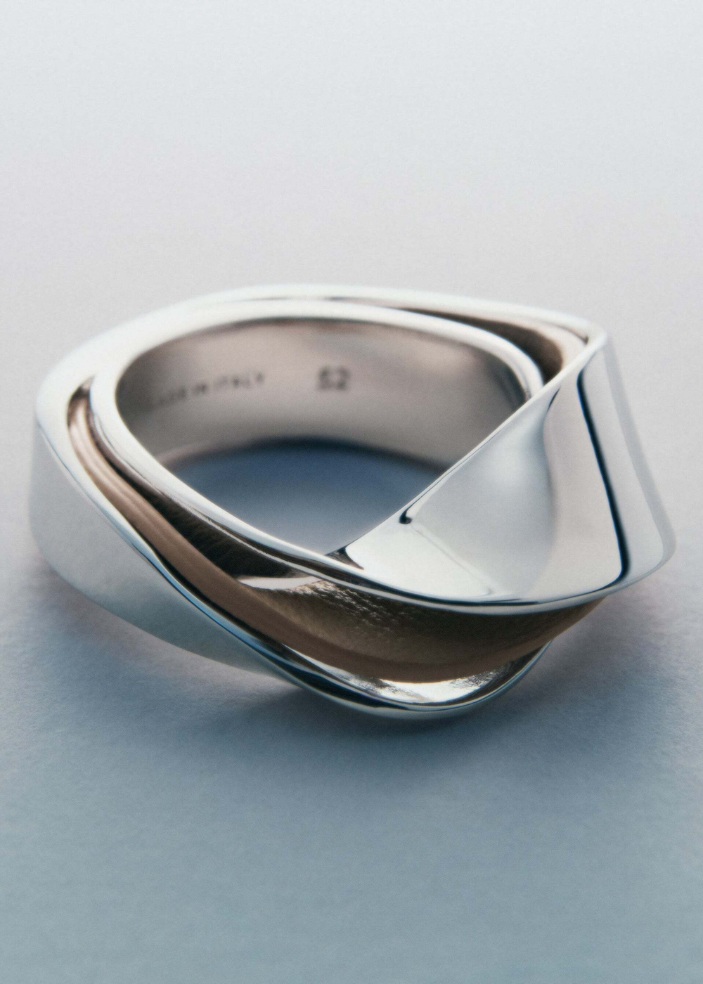 Polène Кольцо Ormé, серо-коричневый