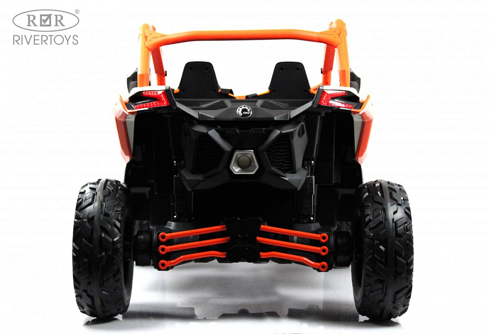 Детский электромобиль RiverToys BRP Can-Am Maverick Y111YY оранжевый