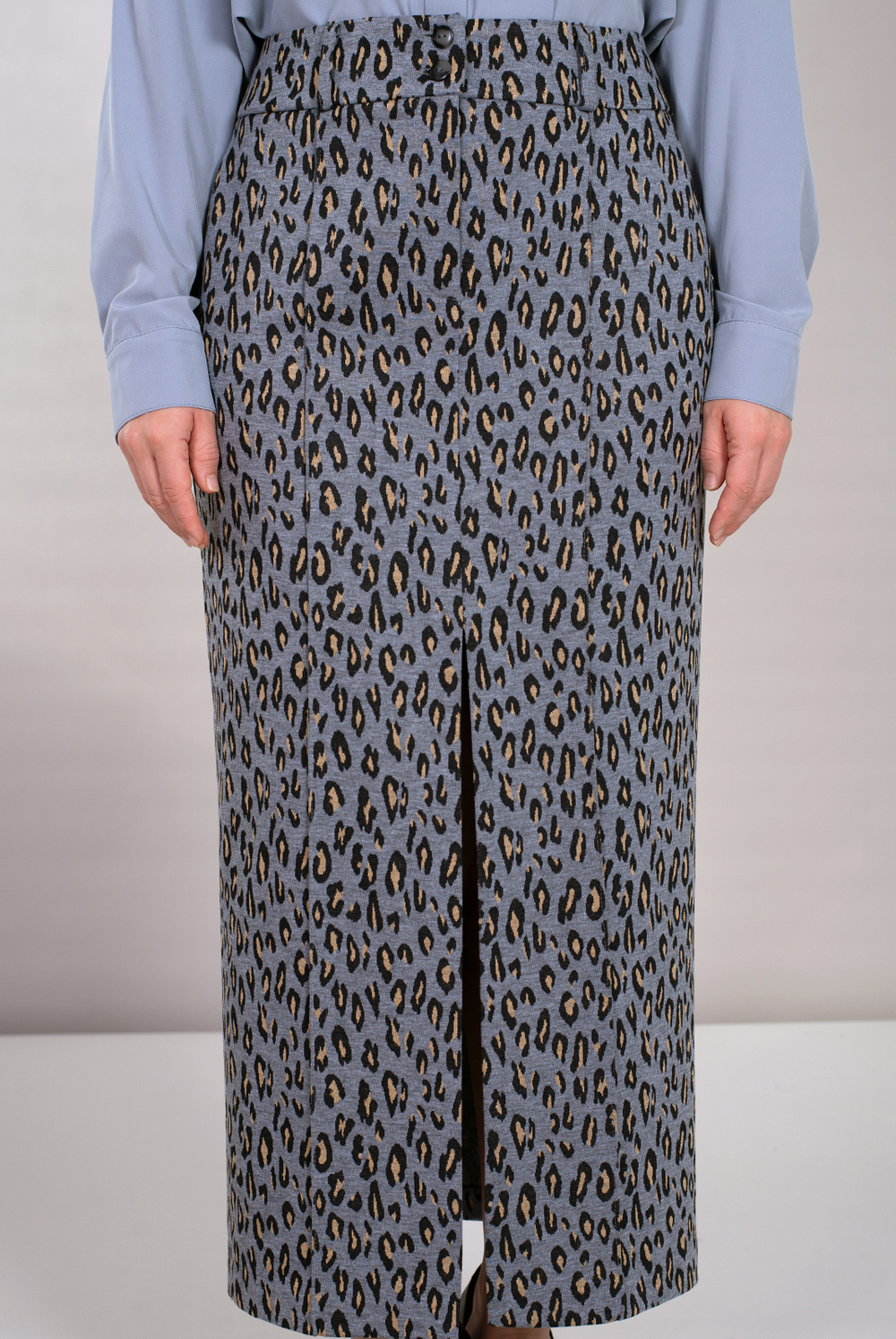 Юбка женская 4265АПА, Леопард #225Лез014265АПА