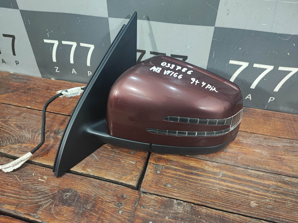 Зеркало левое 13 pin Mercedes GL GLS (X166) 12-16 Б/У Оригинал A1668101116