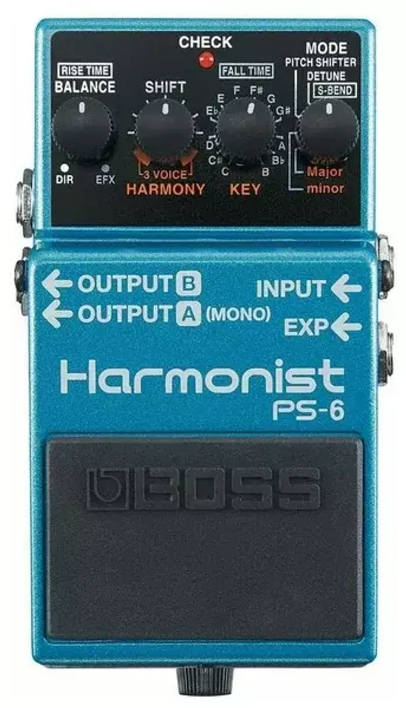 Boss PS-6 Harmonist гитарная педаль, гармонайзер. 4 интеллектуальных эффекта изменения высоты.