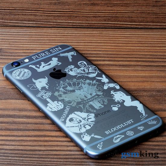 Гравировка рисунков на iPhone