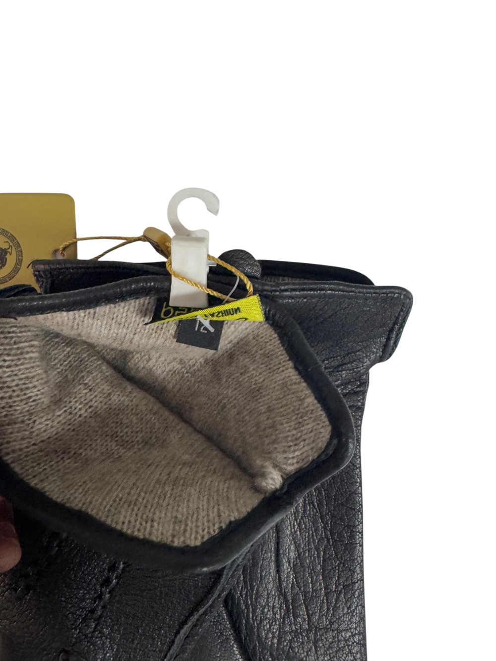 Перчатки. Мужские. Материал верха: Кожа оленя. Подклад: Трикотаж-шерсть. Наружний шов. 5 шт в упаковке.