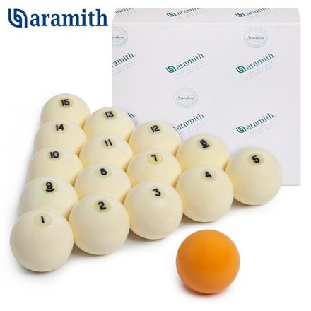 Шары Aramith Standard Pyramid ø60,3мм желтый биток