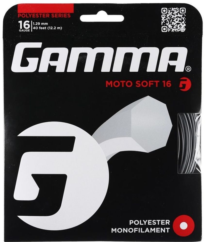 Струны теннисные Gamma MOTO Soft (12.2 m) - grey