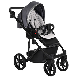 Детская коляска Pituso Luna 2 в 1 Кожа 10210 Кожа/Silver Dark Grey
