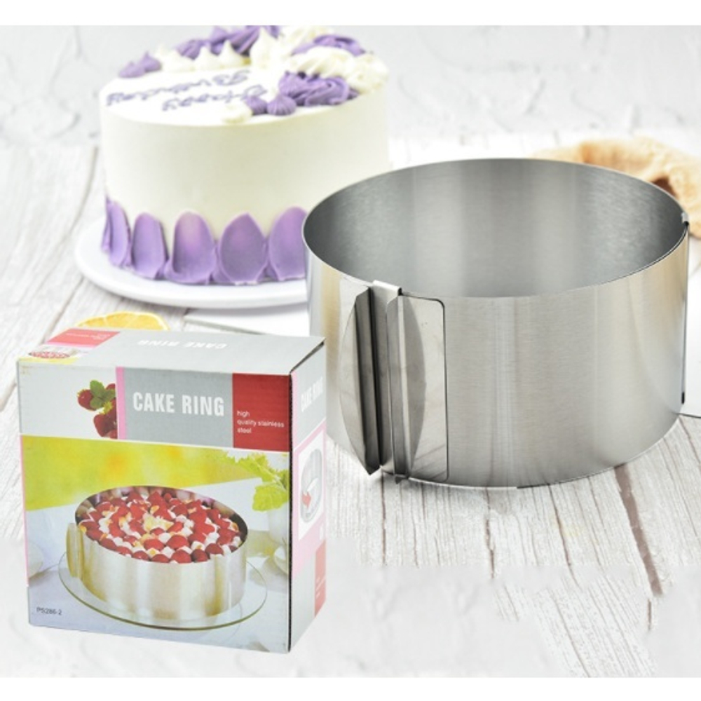 Разъемная форма для выпечки из нержавеющий стали Cake Ring, диаметр 16-30см