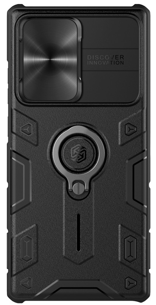 Чехол на Samsung Galaxy Note 20 с защитой камеры от Nillkin серия CamShield Armor Case (металлическая крышка камеры)