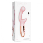 Розовый вибромассажер 19см с двумя моторами Le Wand XO Pink LW-039-RG