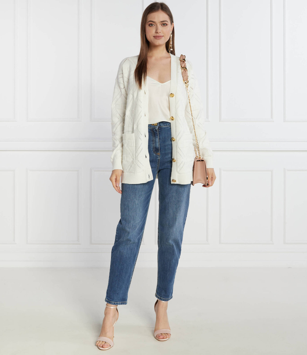 Кардиган Elisabetta Franchi - белый(MK85T36E2)