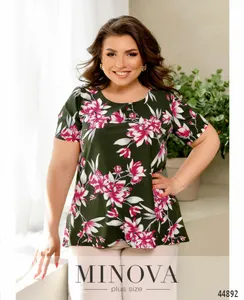 Блуза 2258-хаки Minova