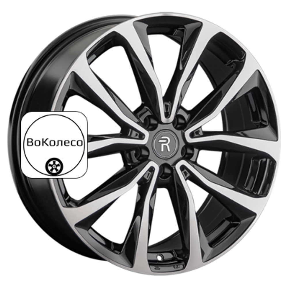 7,5x19/5x108 ET33 D60,1 CHR107 BKF (конус, C570) Replay