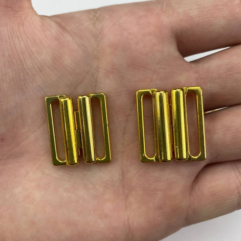 Застежка металл золото 20 мм