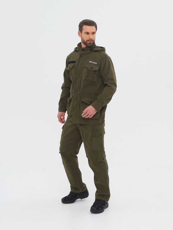 Костюм летний Крафт ткань Смесовая цвет Хаки