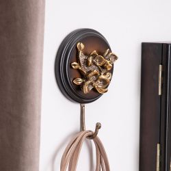 Настенный крючок Орхидея Орех