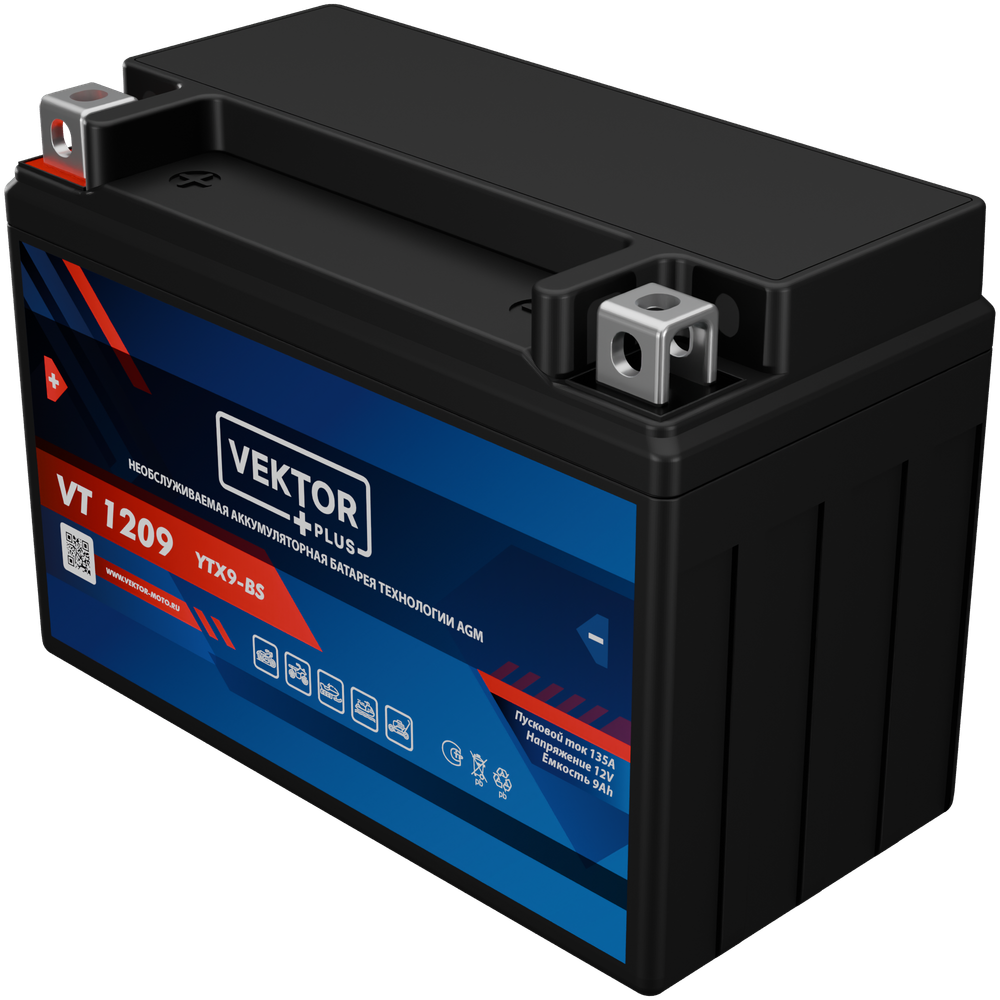 VEKTOR VT 1209 аккумулятор