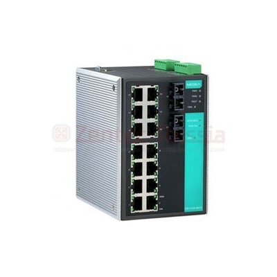 MOXA EDS-516A-MM-SC управляемый промышленный коммутатор, 16 портов