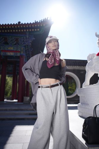 Брюки с защипами Paper moon