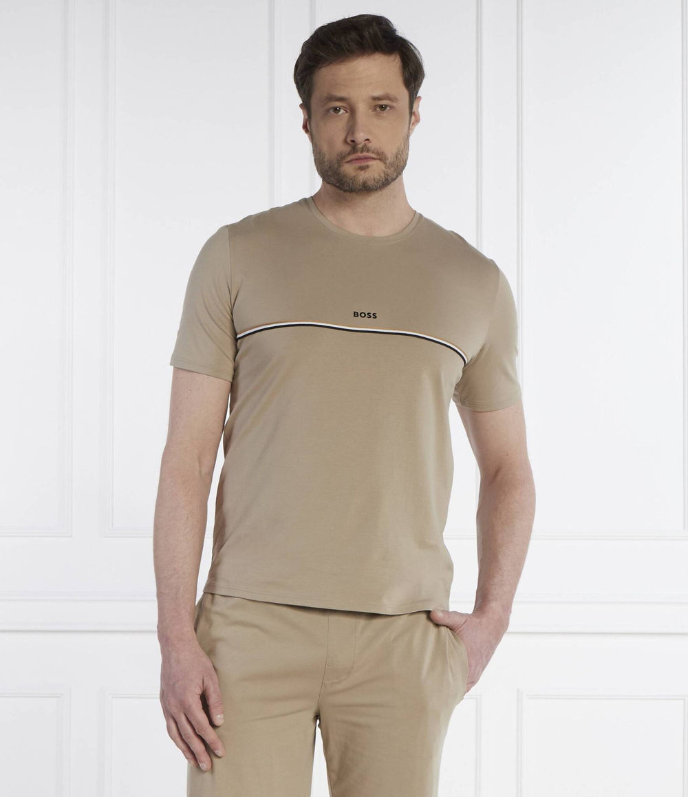 Футболка BOSS BLACK - бежевый(50515395)