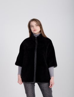 Женский Жилет удлиненный из овчины