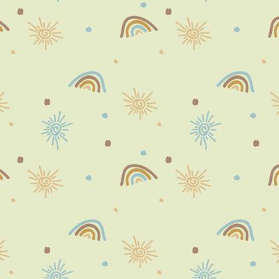 Бохо паттерн радуга