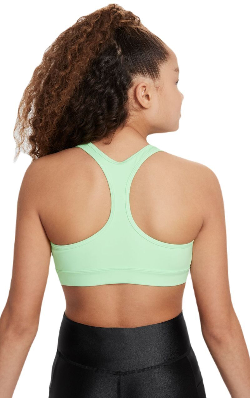 Топ для девочки теннисный Nike Girls Swoosh Sports Bra - Мятный