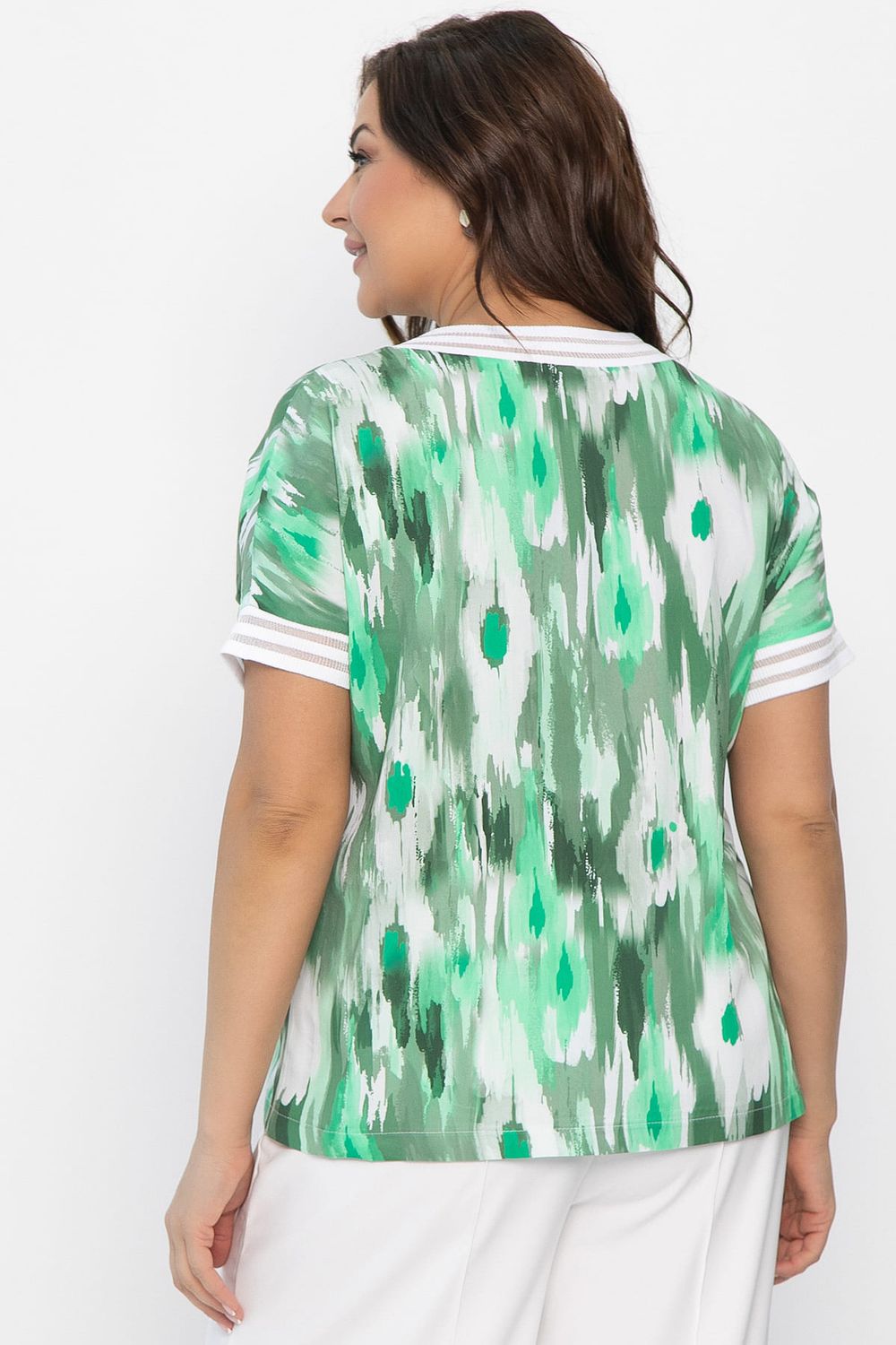 Блуза Лаванда (зеленая) Б13865-1М LT Collection