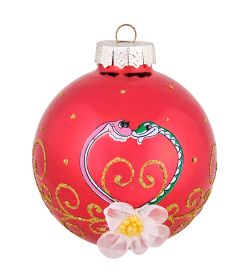 Элита НФШ-1710/1 Ел.украшение Шар «Парочка змей» 85 мм