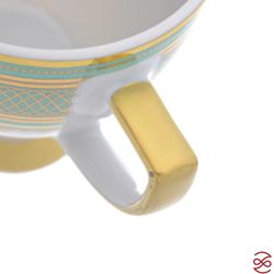 Кофейный сервиз Falkenporzellan Donna Seladon gold