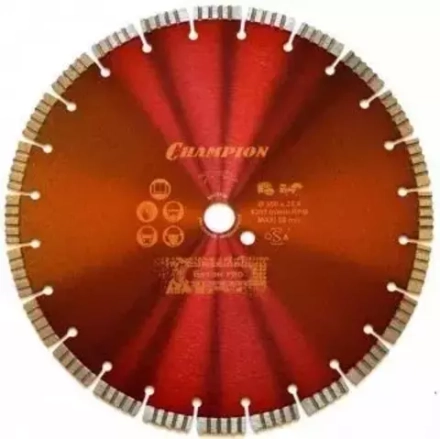 Диск алмазный CHAMPION бетон PRO 400/25,4/12 Concrete Crunch (железобетон, старый бетон)