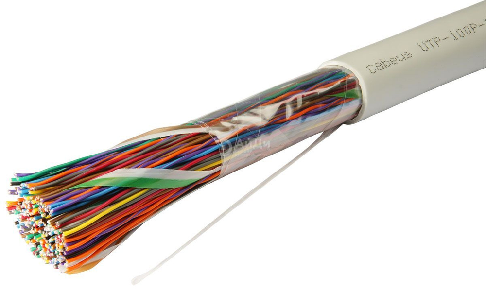 Кабель многопарный Cabeus UTP-100P-Cat.3-IN