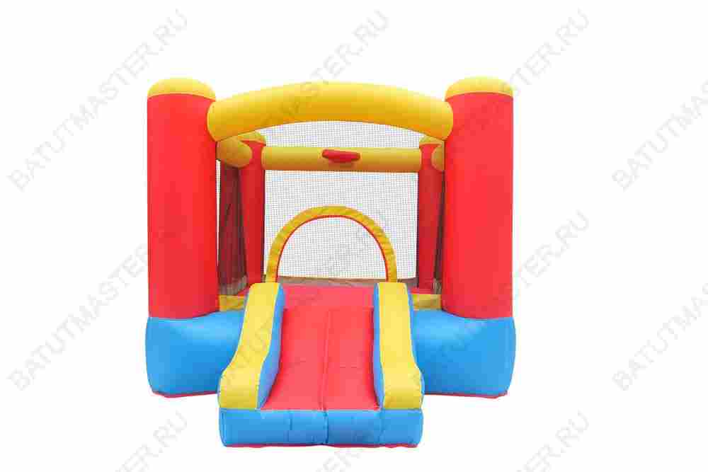 Батут для детей на дачу "Маленькая крепость" 2,8*2,1*1,65 м