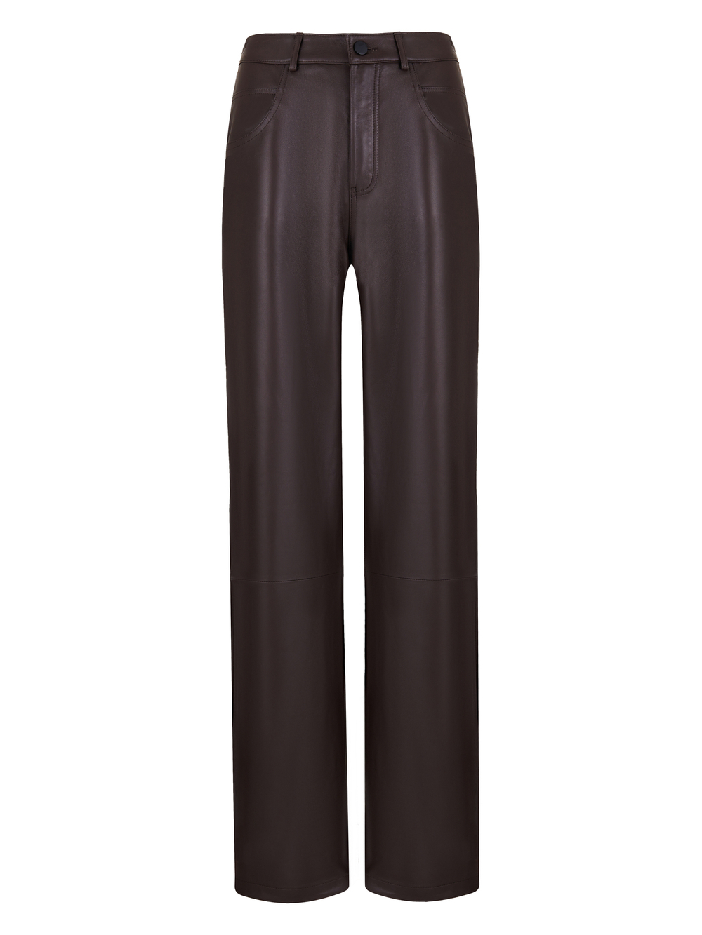 Брюки шоколадного цвета